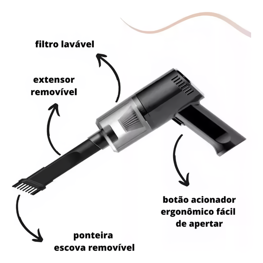 Aspiradora Inalambrica Auto Recargable
